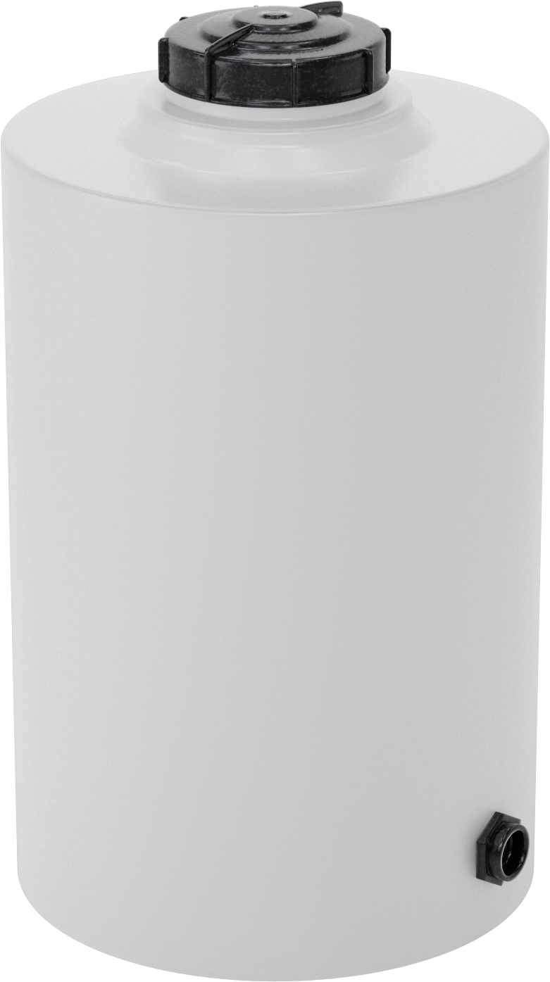 Dikey Plastik Tank, 50 Galon Kapasite
