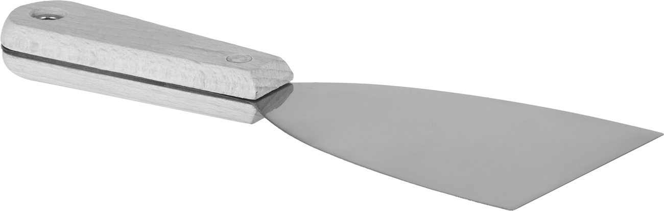 Macun Bıçağı, 3“ Genişlik x 4,5” Uzunluk x 0,03" Kalınlık Çelik Bıçak, 8-1/4" Toplam Uzunluk
