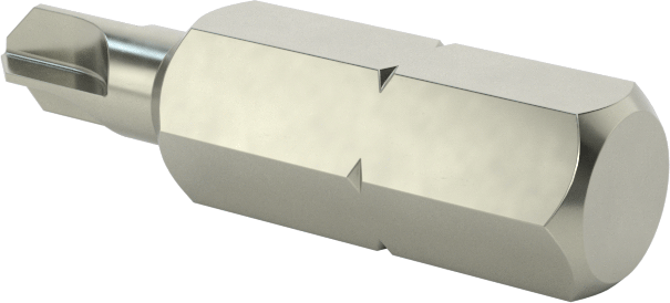 Torq-Set® Ucu, 1/4" Altıgen Şaft, 1 Numaralı Vida Boyutu için