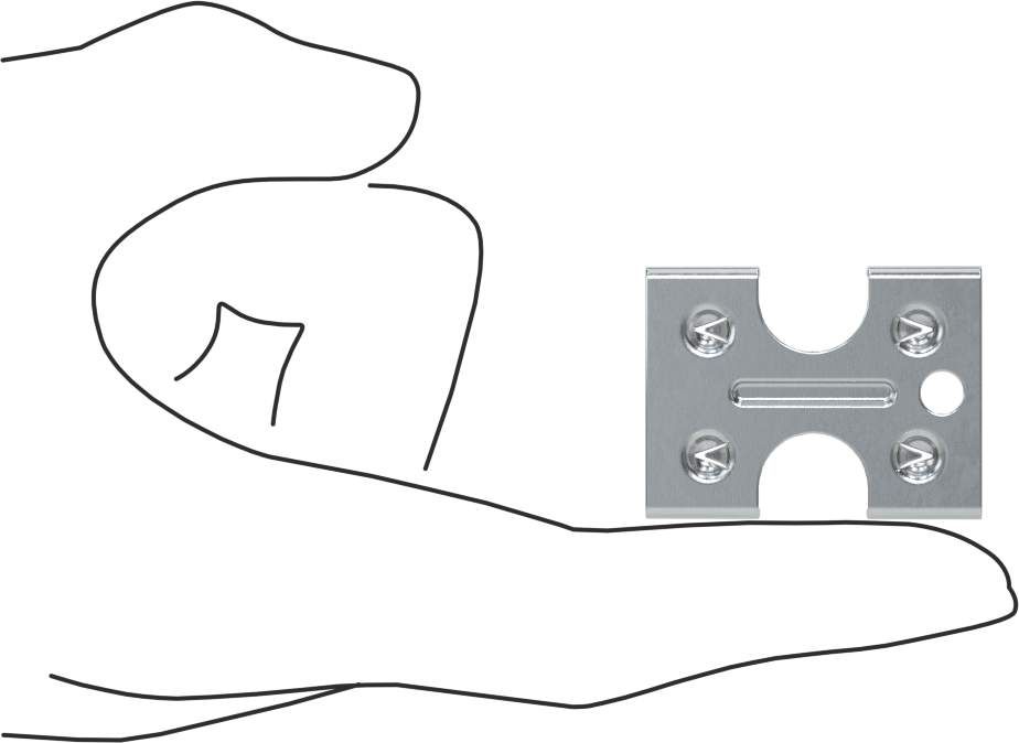 Kolay Takılabilir Halat Kelepçeleri - Kaldırma Amaçlı Değildir, Çinko Kaplı Çelik Çift Kelepçe, 3/8", 7/16“&1/2” Çaplı Halat