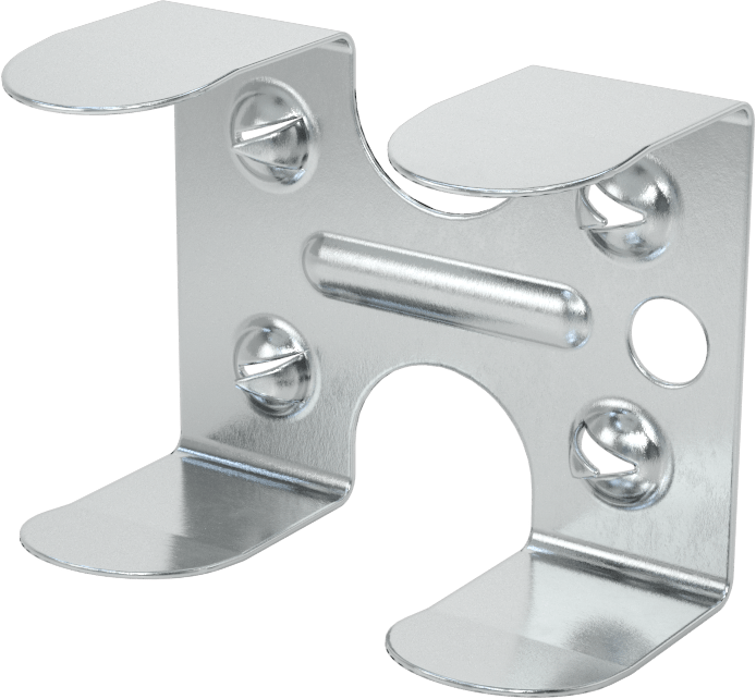 Kolay Takılabilir Halat Kelepçeleri - Kaldırma Amaçlı Değildir, Çinko Kaplı Çelik Çift Kelepçe, 3/8", 7/16“&1/2” Çaplı Halat