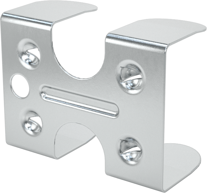 Kolay Takılabilir Halat Kelepçeleri - Kaldırma Amaçlı Değildir, Çinko Kaplı Çelik Çift Kelepçe, 3/8", 7/16“&1/2” Çaplı Halat
