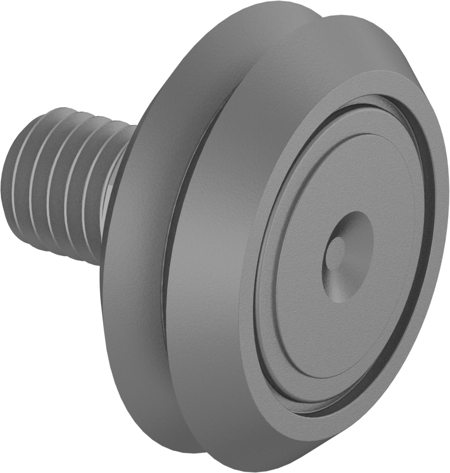 Dişli V-Oluklu Ray Makarası, Çelik, 31 mm Makara Çapı