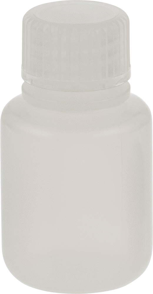 HDPE Şişe, 1 FL. oz. Kapasite, 1-3/8" Çap, 2-3/8" Yükseklik