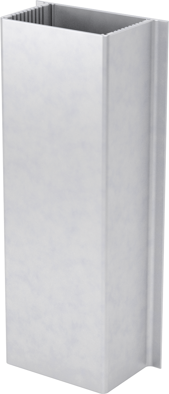 Devre Kartı Muhafazası, Yan Flanşlı Gövde, 12" x 4-1/4" x 2-3/4"