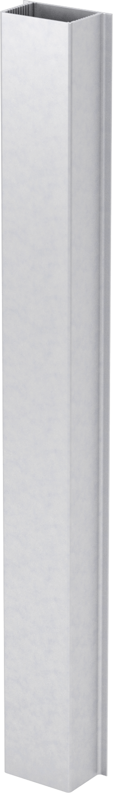 Devre Kartı Muhafazası, Yan Flanşlı Gövde, 39-1/2" x 4-1/4" x 2-3/4"