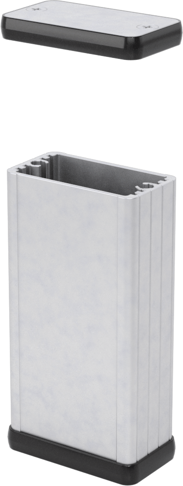 Devre Kartı Muhafazası, İç Mekanlar için, 3-1/8“ Yükseklik x 1-3/4” Genişlik x 1" Derinlik