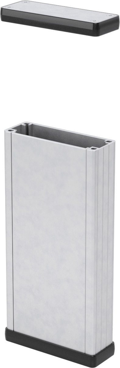 Devre Kartı Muhafazası, İç Mekanlar için, 6-1/4“ Yükseklik x 3-1/8” Genişlik x 1" Derinlik