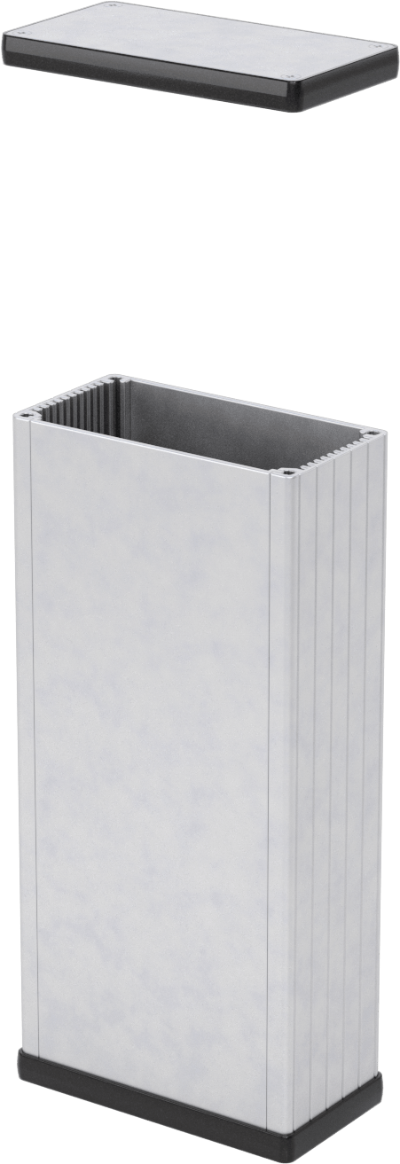 Devre Kartı Muhafazası, İç Mekanlar için, 8-3/4“ Yükseklik x 4” Genişlik x 2-1/8" Derinlik