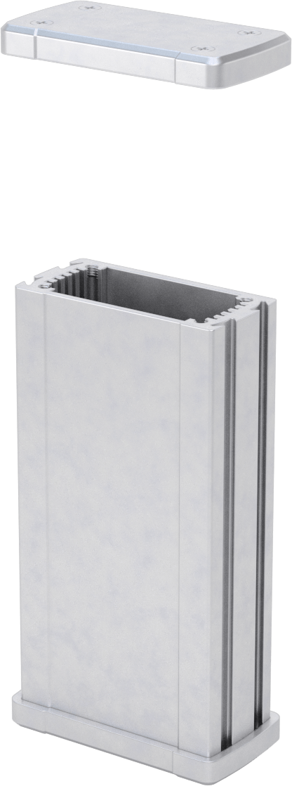 Devre Kartı Muhafazası, Dış Mekanlar için, 5-1/8“ Yükseklik x 2-3/4” Genişlik