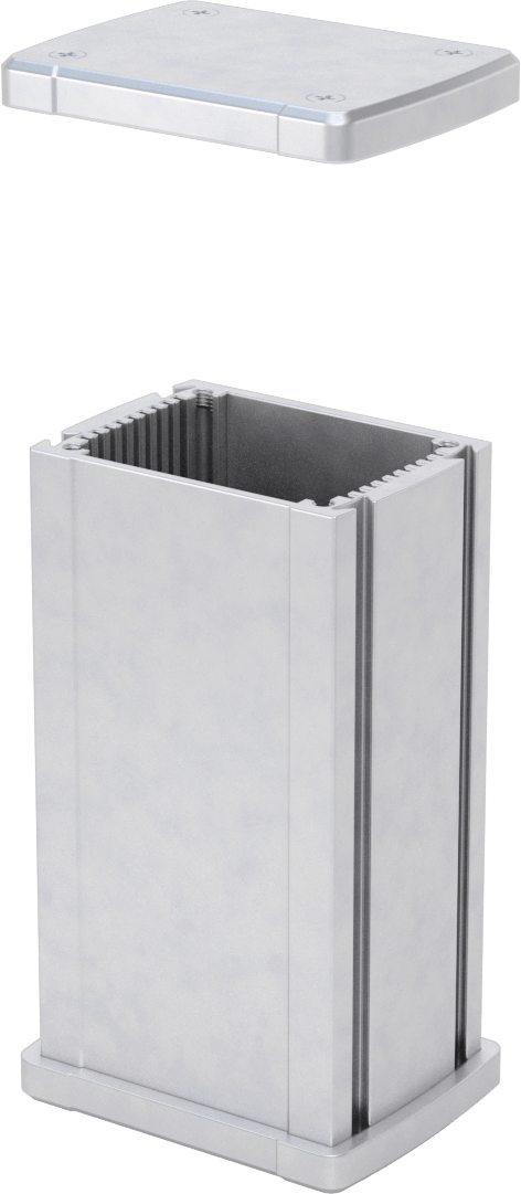 Devre Kartı Muhafazası, Dış Mekanlar için, 4-3/4“ Yüksek x 4-9/16” Geniş
