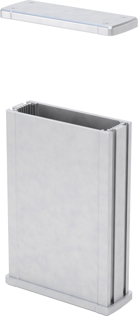 Devre Kartı Muhafazası, Dış Mekanlar için, 6-11/16“ Yükseklik x 5-13/16” Genişlik