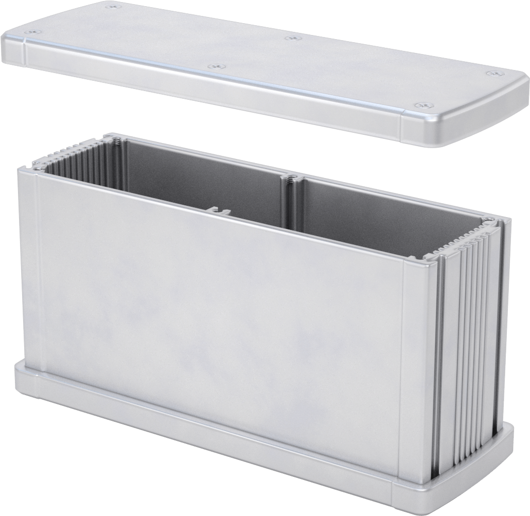 Devre Kartı Muhafazası, Dış Mekanlar için, 3-1/2“ Yükseklik x 7” Genişlik x 2-7/16" Derinlik
