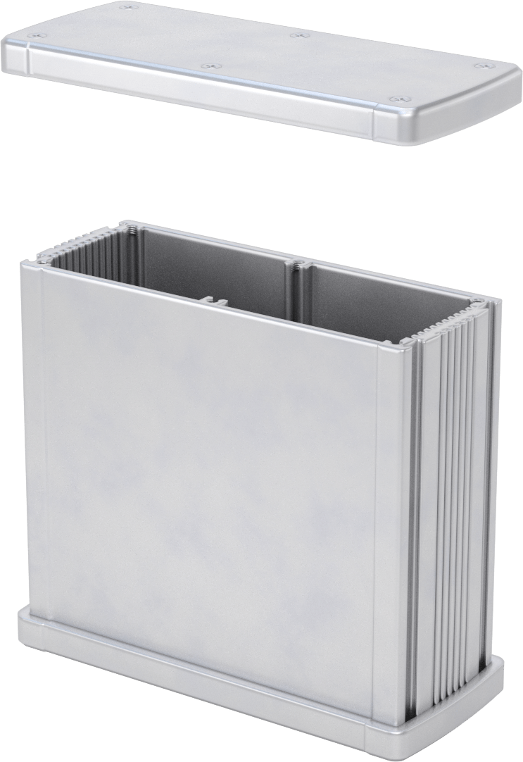 Devre Kartı Muhafazası, Dış Mekanlar için, 5-1/8“ Yükseklik x 7” Genişlik x 2-7/16" Derinlik