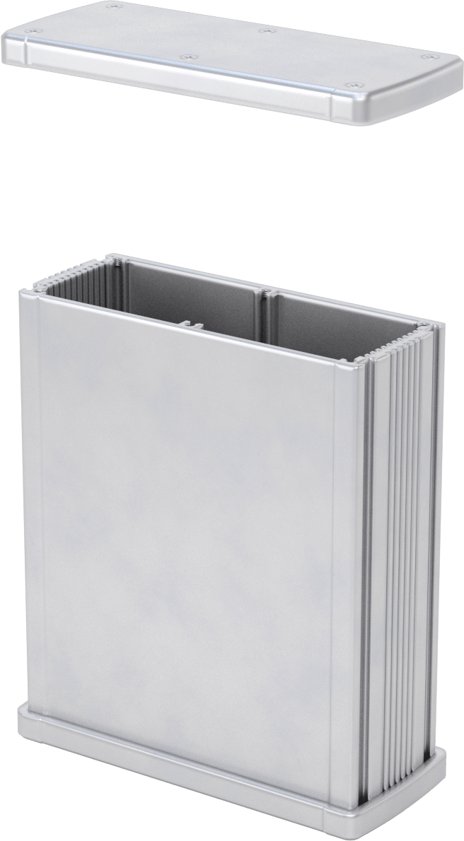 Devre Kartı Muhafazası, Dış Mekanlar için, 6-11/16“ Yükseklik x 7” Genişlik x 2-7/16" Derinlik