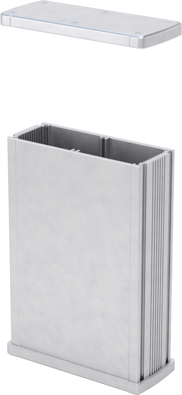 Devre Kartı Muhafazası, Dış Mekanlar için, 8-1/4“ Yükseklik x 7” Genişlik x 2-7/16" Derinlik