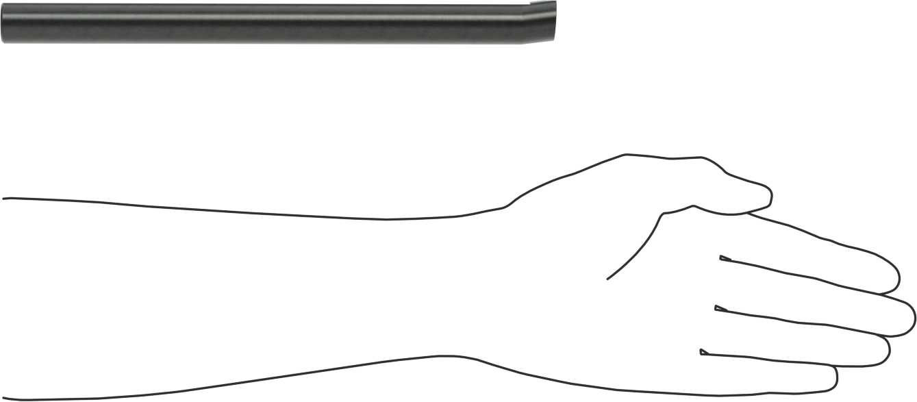 Delik Açma Karbür Uç Tutucu, Kod Stuc, Sol El, 3/4" Şaft Çapı, 5/32" Uç Kalınlığı için