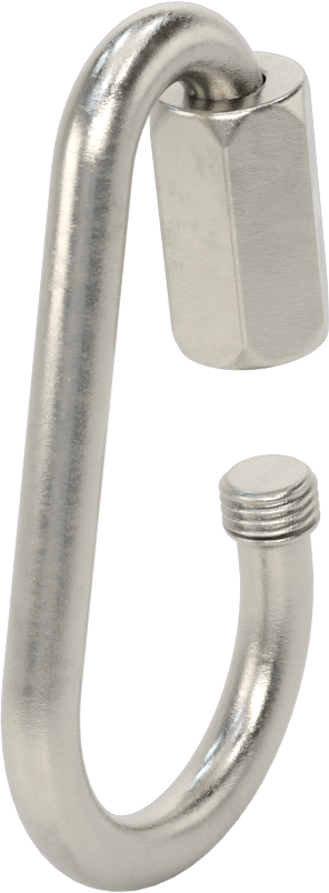 Armut Şeklinde Hızlı Bağlantı, Tip 316 Paslanmaz Çelik, 3/8" Kalınlık, Kaldırma Amaçlı Değildir