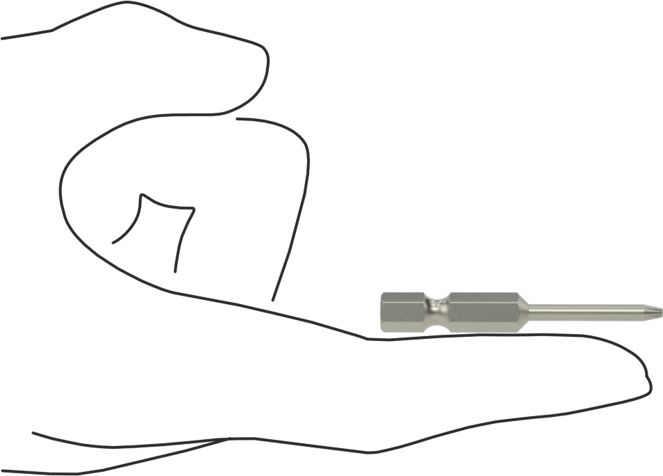 Torx-Plus Ucu, Elektrikli Aletler için 1/4" Altıgen Şaft, IP6 Boyutu