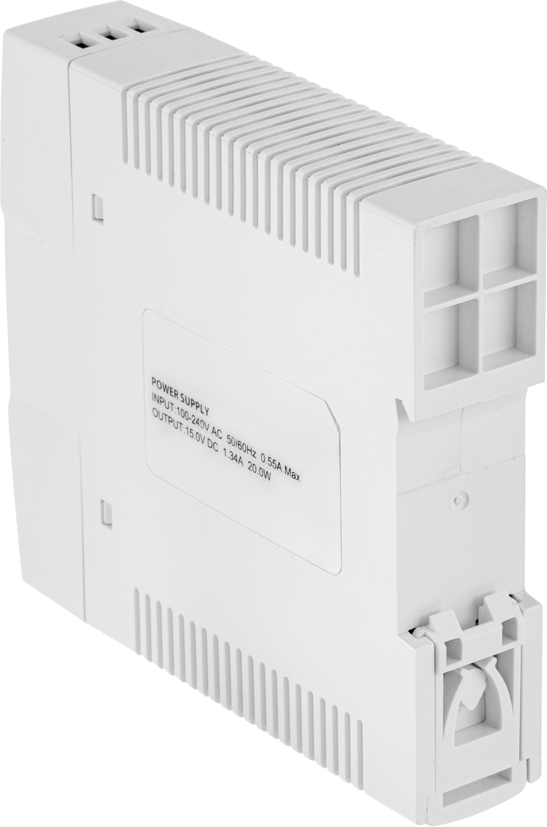 DIN Rayına Monte Güç Kaynağı, Tek Faz, Çıkış Sinyali, 15V DC, 1.3A