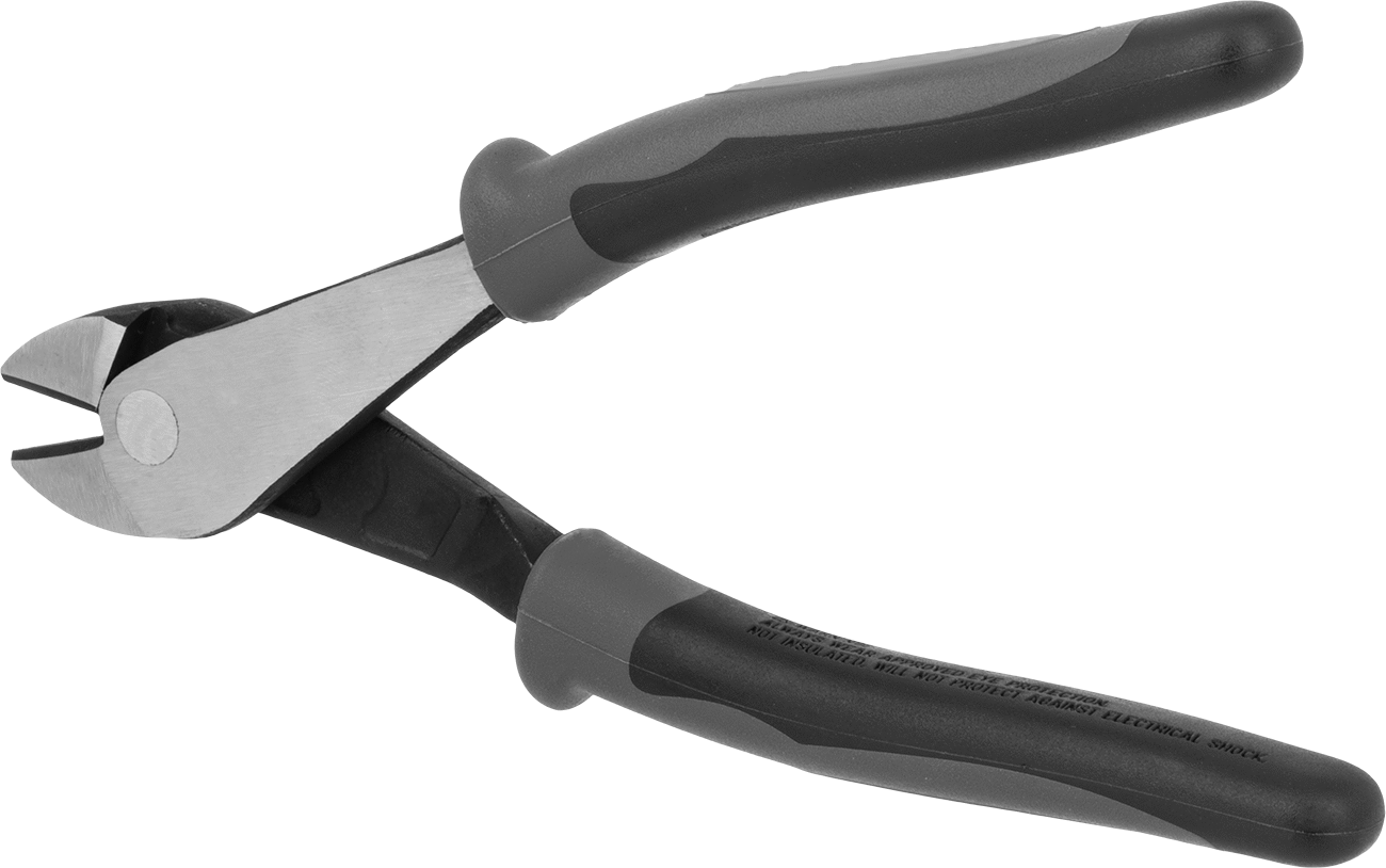 Tel Kesiciler, Oval Başlı ve Ultra Kavrama, 8" Toplam Uzunluk, 13/16" Uzun Çene