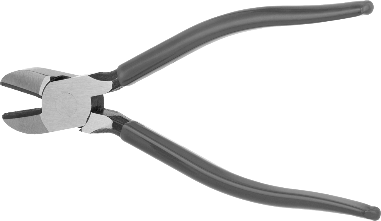 Tel Kesiciler, Oval Başlık, Yastıklı Tutamak ve Tel Tutucu, 7-1/2" Toplam Uzunluk