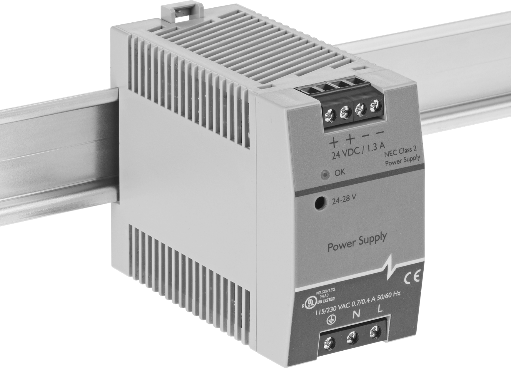 DIN Ray Montajlı Transformatör, Tek Faz, 100-240V AC ila 5V DC, 25 W ve 5 A Çıkış