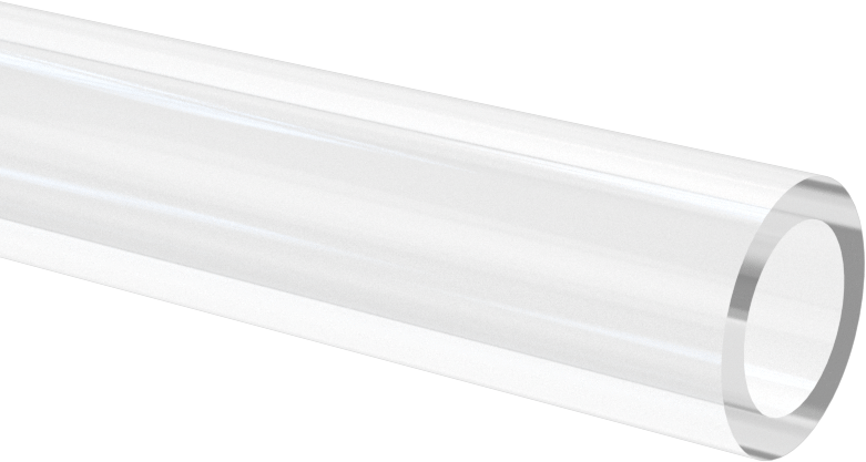 Tüp Şeklinde Ölçüm Camı, 5/8" OD, 3/32" Duvar Kalınlığı, 8" Uzunluk