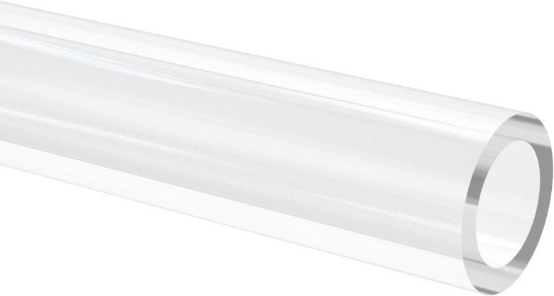 Tüp Şeklinde Ölçüm Camı, 5/8" OD, 3/32" Duvar Kalınlığı, 9 inç Uzunluk
