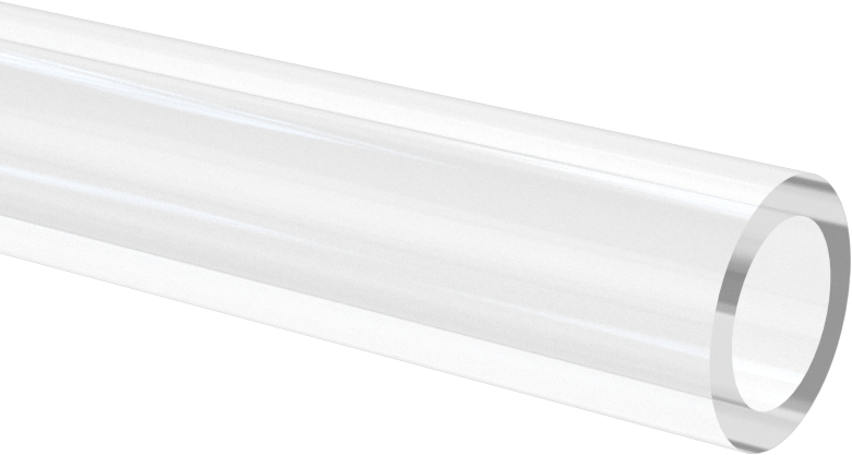 Tüp Şeklinde Ölçüm Camı, 5/8" OD, 3/32" Duvar Kalınlığı, 24 inç Uzunluk