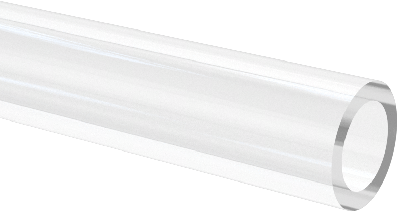 Tüp Şeklinde Ölçüm Camı, 5/8" OD, 3/32" Duvar Kalınlığı, 48 inç Uzunluk