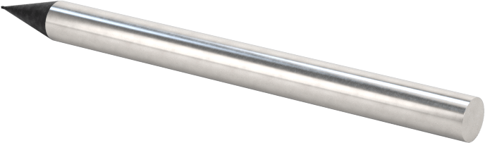 Elmas Kaplı Karbür Uçlu Freze, Kare Uç, 2 Yivli, 0,2 mm Freze Çapı, 40 mm Toplam Uzunluk