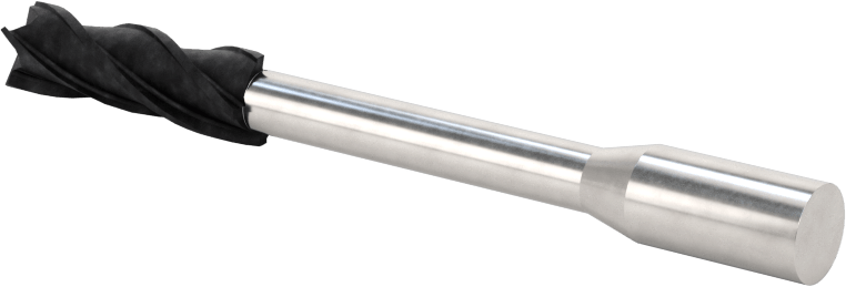 Elmas Kaplı Karbür Uçlu Freze, Kare Uç, 4 Yiv, 6 mm Freze Çapı, 60 mm Toplam Uzunluk