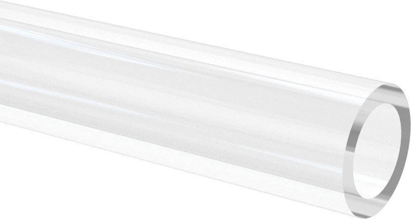 Tüp Şeklinde Ölçüm Camı, 3/4" OD, 7/64" Duvar Kalınlığı, 9 inç Uzunluk