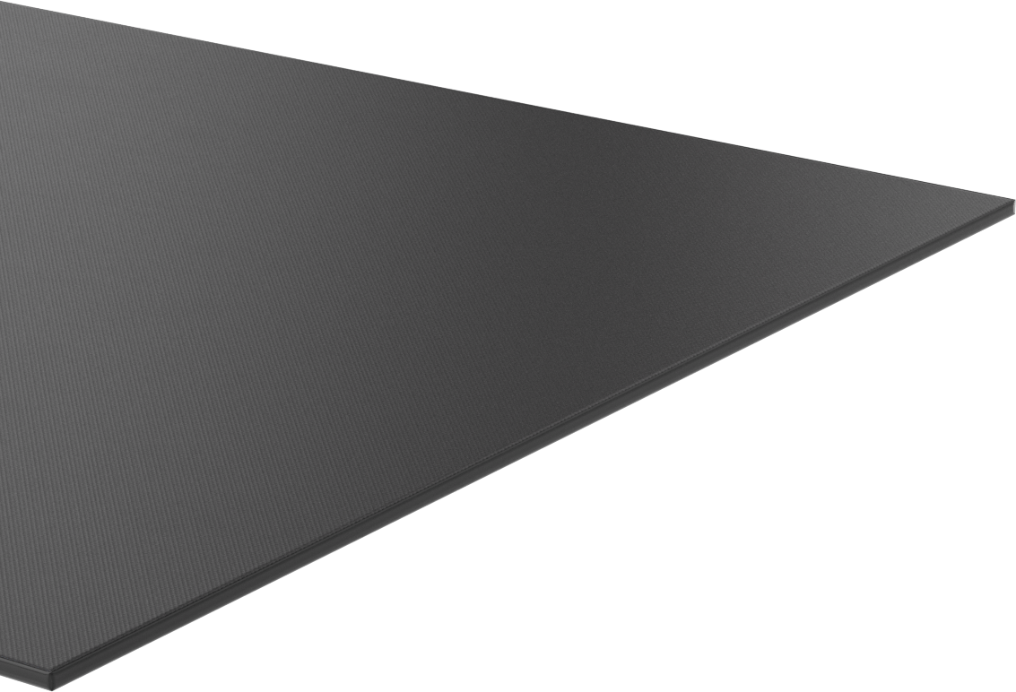 Yüksek Mukavemetli Hava Koşullarına Dayanıklı EPDM Kauçuk Levha, Arka Yüzü Yapışkanlı, Çapraz Bağlantı, 12" x 24" x 1/8"