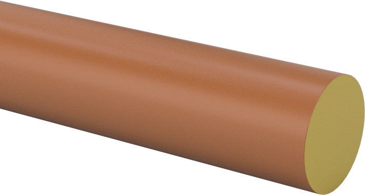 Elektrik Yalıtımlı Torlon Pai Çubuk, Yüksek Mukavemetli, Aşınmaya Dayanıklı, 3/8" Çap