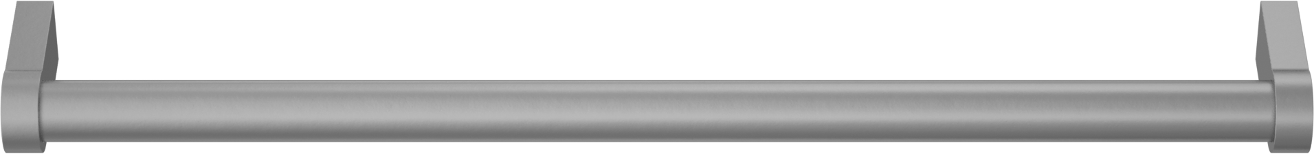 Ekstra Uzun Dişli Delik Montajlı Çekme Kolu, Yuvarlak, Eloksallı Alüminyum, 16" Merkezden Merkeze, 20 mm Çap
