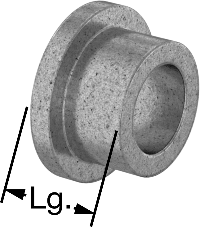 Yağ Dolgulu 841 Bronz Flanşlı Kovanlı Rulman, Yiyecek ve İçecek için, 1/4" Mil Çapı için, 1/4" Uzunluk