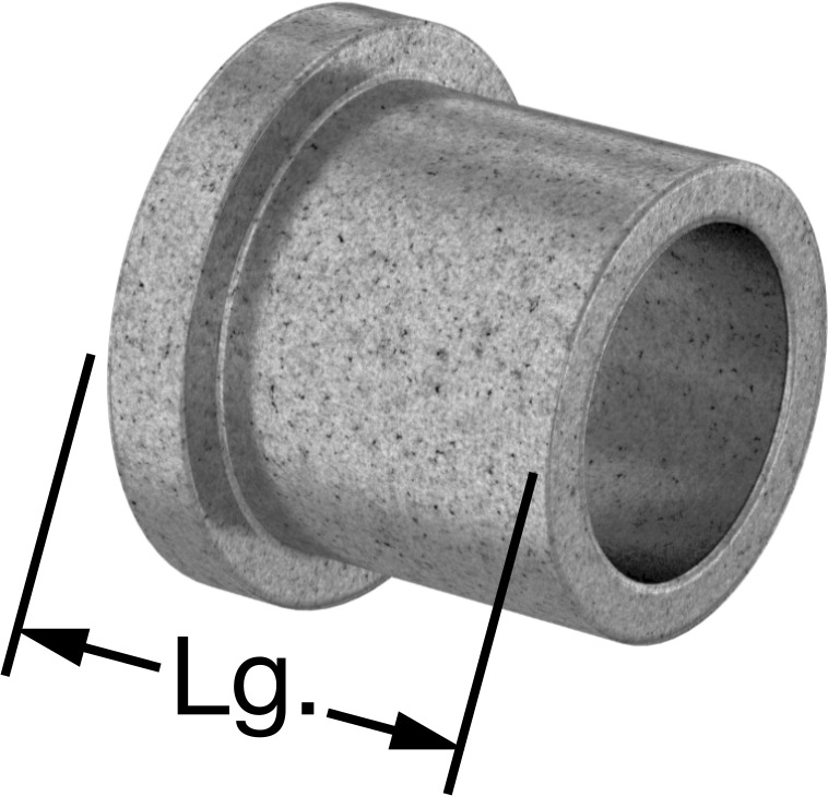 Yağ Dolgulu 841 Bronz Flanşlı Kovanlı Rulman, Yiyecek ve İçecek için, 3/4" Mil Çapı için, 1" Uzunluk