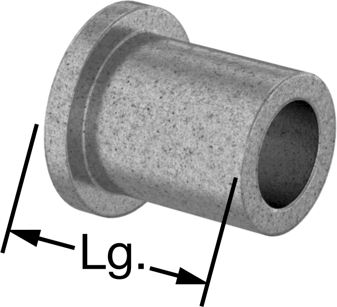 Yağ Dolgulu 841 Bronz Flanşlı Kovanlı Rulman, Yiyecek ve İçecek için, 1/4" Mil Çapı için, 1/2" Uzunluk