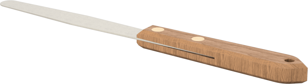 Konik Bıçaklı Paslanmaz Çelik Spatula, 8" Uzunluk