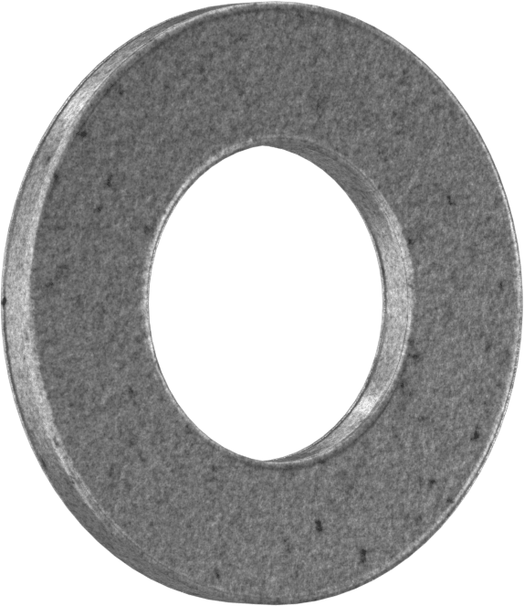 Aşırı Yük Yağlı Baskı Yatağı, 5/8" Mil için, 1-3/16" OD, 3/32" Kalınlık, Demir Bakır