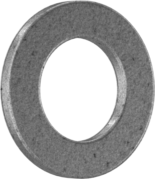 Aşırı Yük Yağlı Baskı Yatağı, 7/8" Mil için, 1-1/2" OD, 1/8" Kalınlık, Demir Bakır