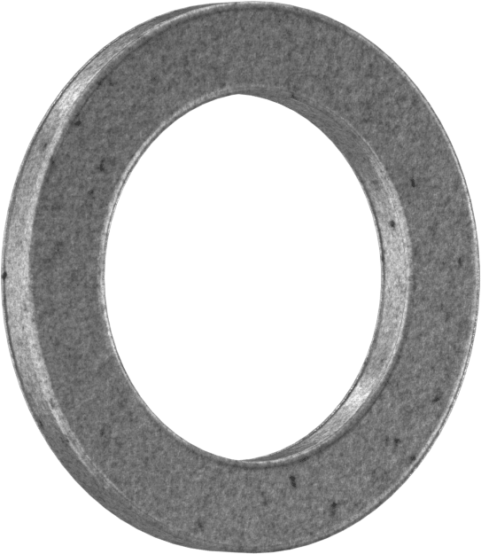 Aşırı Yük Yağlı Baskı Yatağı, 1/2" Mil, 3/4" OD, 1/16" Kalınlık, Demir Bakır