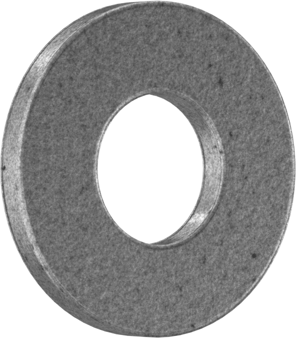 Aşırı Yük Yağlı Baskı Yatağı, 9/16" Mil için, 1-1/4" OD, 1/8" Kalınlık, Demir Bakır