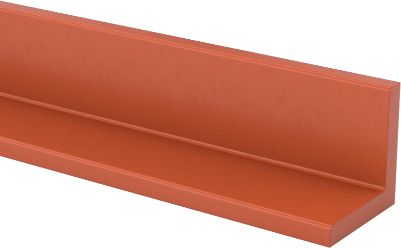 Yüksek Sıcaklık Silikon Kauçuk 90 Derece Açı, Yüksek Mukavemetli, 3/4“ x 3/4” Dış Boyut, 3 Fit Uzunluk