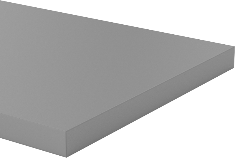 Yüksek Mukavemetli Kaygan UHMW Polietilen, Bar, 1/4" Kalınlık, 3" Genişlik