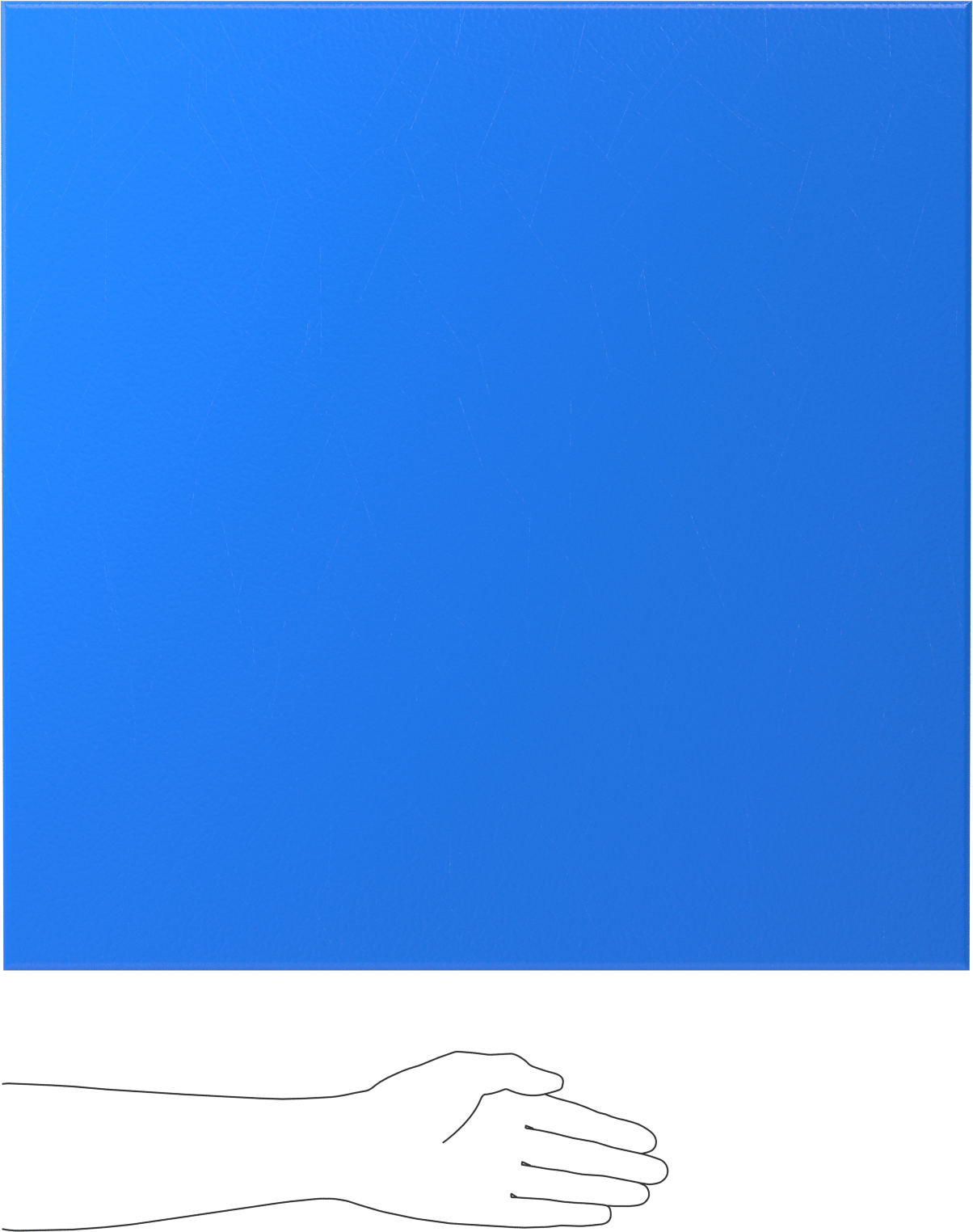 Yüksek Mukavemetli Kaygan UHMW Polietilen, Levha, 24" x 24", 1/4" Kalınlık