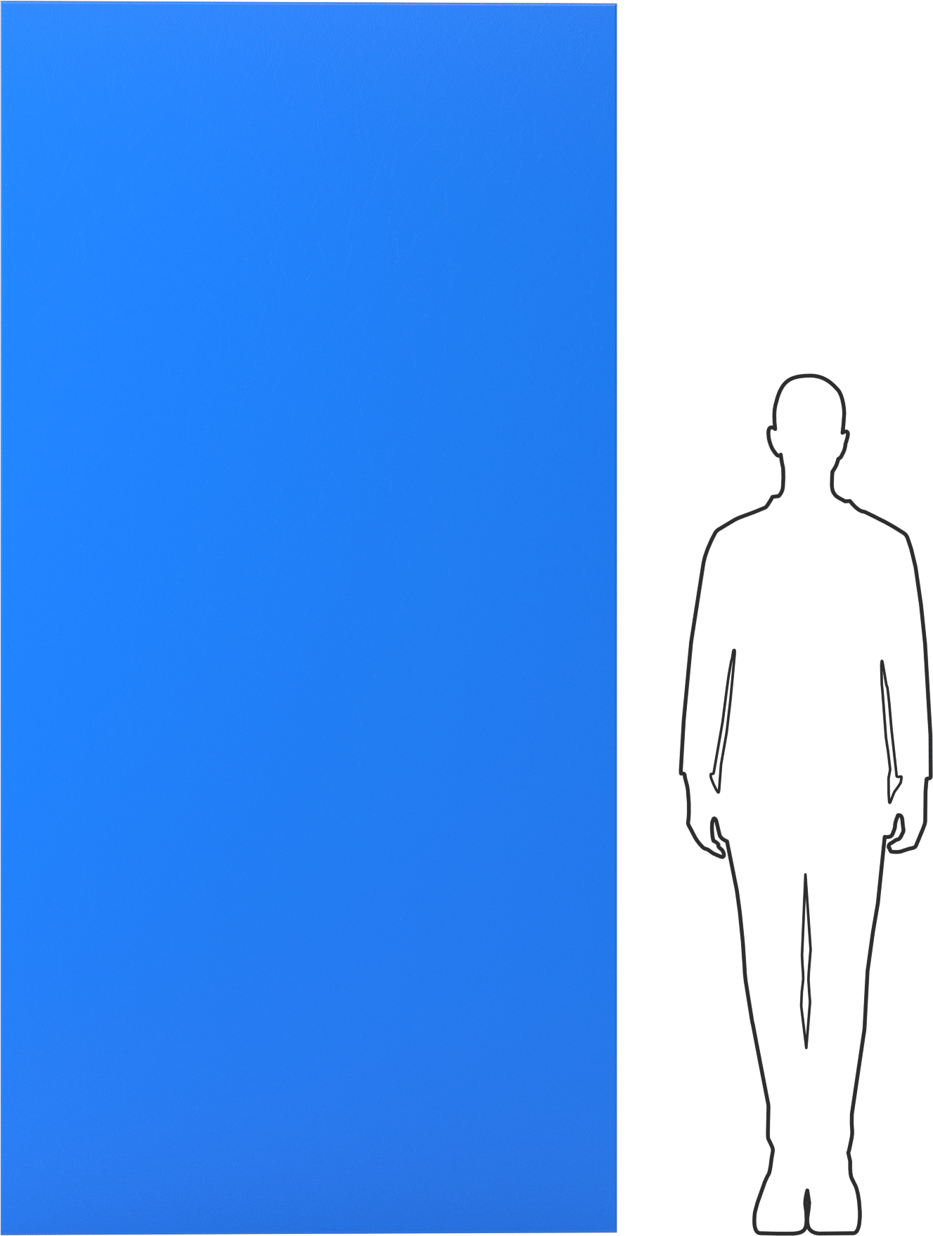 Yüksek Mukavemetli Kaygan UHMW Polietilen, Levha, 48" x 96", 3/4" Kalınlık