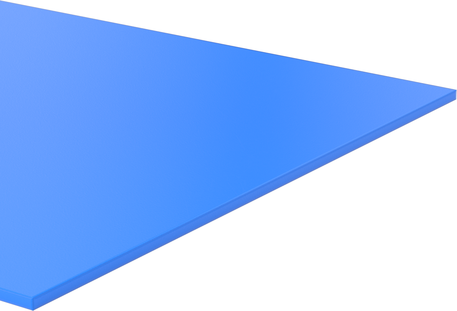 Yüksek Mukavemetli Kaygan UHMW Polietilen, Levha, 48" x 96", 3/4" Kalınlık